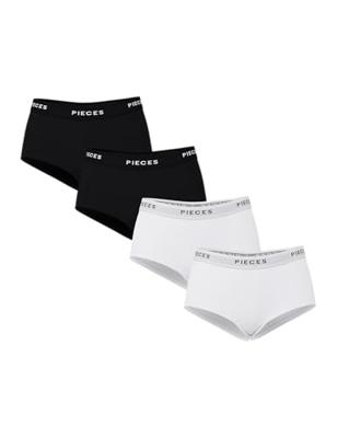 4-Pack Dames shorts - Solid - Katoenen dames onderbroek - Multipack - Voordeelverpakking