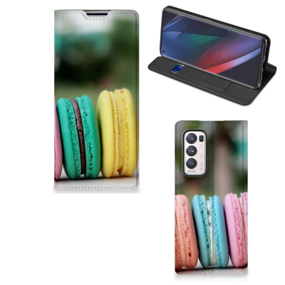 OPPO Find X3 Neo | Flip Style Cover | Macarons