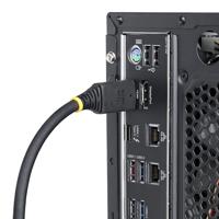 Laptop oplader Startech HDMI2-CABLE-GRIP-20F Zwart - thumbnail