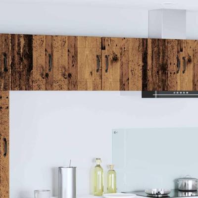 Keukenkast aan de muur met plank 2 pcs Oud Hout 40 x 31 x 40 cm