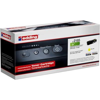 Edding Toner vervangt HP 410A (CF412A) Compatibel Geel EDD-2185 18-2185