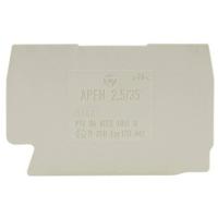 Wieland Electric 07.312.6755.0 Afscheidingsplaat Grijs 1 stuk(s) - thumbnail