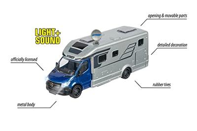 Camper Majorette Camping Car Mercedes Grijs