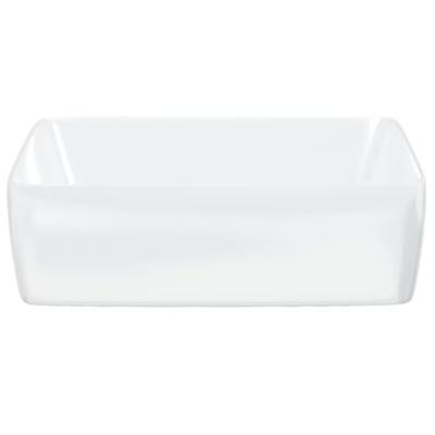 Wasbak 48x37x13 rechthoekig keramiek wit Wasbak 48x37x13 rechthoekig keramiek wit