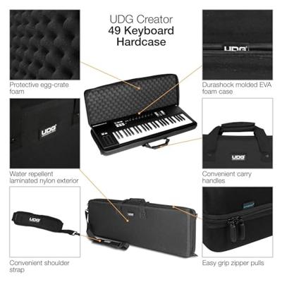 UDG UDG Creator 49 keyboard hardcase black - thumbnail
