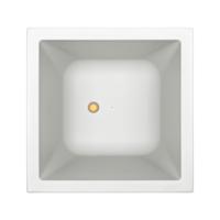 Elho Bloempot Vivo met Wielen 40cm Wit - thumbnail