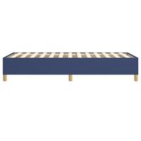 Bedframe zonder matras 100x200 cm stof blauw - thumbnail