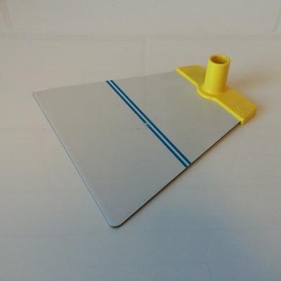 Voetplaat NT metaal geel accent Voetplaat NT metaal geel accent