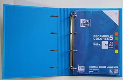 Ringmap Oxford EUROPEANBINDER Multicolour A4+ (10 Stuks)