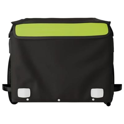 Fietstrailer 30 kg ijzer zwart en groen - thumbnail