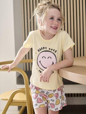 Pyjamabroek Smiley World® pastelgeel Pyjamabroek Smiley World® pastelgeel