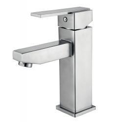 Wiesbaden 304-Victor RVS wastafelmengkraan vierkant Wiesbaden 304-Victor RVS wastafelmengkraan vierkant