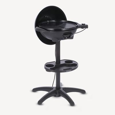Severin PG 8541 Staande grill Elektrisch Kogelbarbecue, Thermometer in deksel Grilloppervlak (diameter)=410 mm Zwart