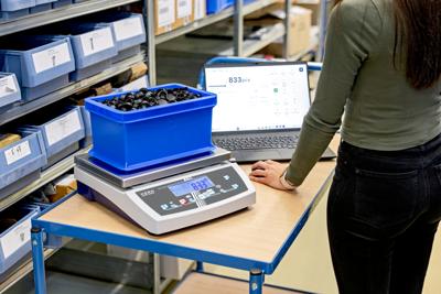Kern CKE 16K0.05 CKE 16K0.05 Telweegschaal Weegbereik (max.) 16 kg Resolutie 0.05 g werkt op stekkernetvoeding Zilver