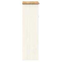 Opzetkast VIGO 78x30x100 cm massief grenenhout wit - thumbnail
