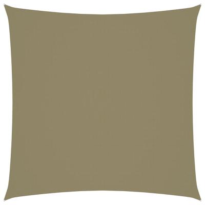 VidaXL Zonnescherm vierkant 4,5x4,5 m oxford stof beige