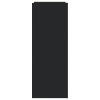 Schoenenkast 74,5x37,5x100 cm bewerkt hout zwart