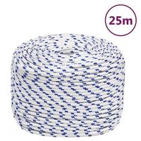 Boot touw 10 mm 25 m polypropyleen wit - thumbnail