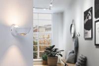 Paulmann Sabik 70946 LED-wandlamp voor badkamer 9 W Warmwit Wit (mat) - thumbnail