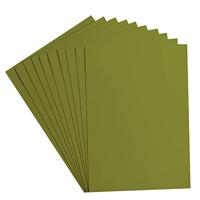 Florence • cardstock papier 216g glad a4 olive 10x - thumbnail
