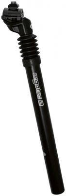 Ergotec zadelpen verend sp-3.0 27.2mm 350mm of=18mm mat zwart