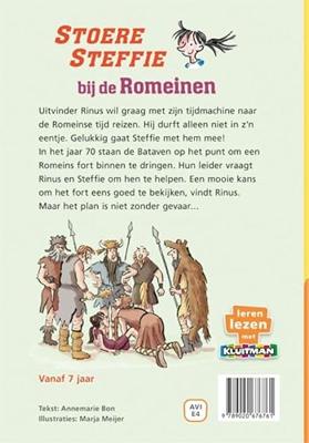 Uitgeverij Kluitman Leren lezen met kluitman - stoere steffie bij de romeinen - avi e4 Uitgeverij Kluitman Leren lezen met kluitman - stoere steffie bij de romeinen - avi e4