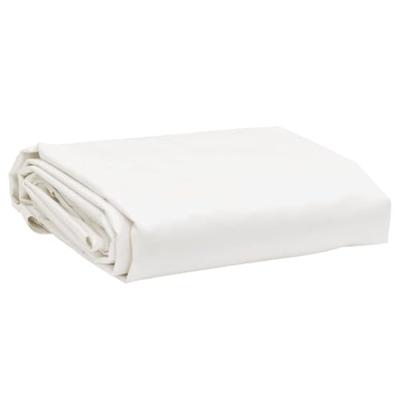 VidaXL Dekzeil 650 g/m² 5x6 m wit