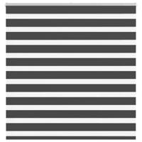VidaXL Zebra rolgordijn 145x150 cm stofbreedte 140,9 cm zwart - thumbnail