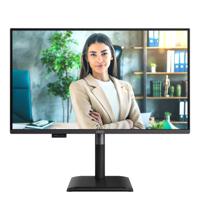 AOC Q27P4U Monitor 27 inch WQHD 120Hz, IPS-paneel, 4ms GTG, adaptieve synchronisatie, HDR-modus, luidsprekerinstelling, luidspreker (2560 x 1440 HDMI, 2X 2.0 DP, USB-hub) zwart - thumbnail