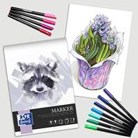 Oxford Lettering markerblok A4, 15 vel, 180 g/m² - thumbnail