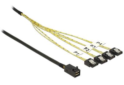 SAS SFF-8643 > 4x SATA 1,0m Delock compatible