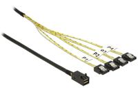 SAS SFF-8643 > 4x SATA 1,0m Delock compatible - thumbnail