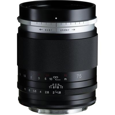 Voigtländer Portrait Heliar 75mm F/1.8 Canon RF zwart