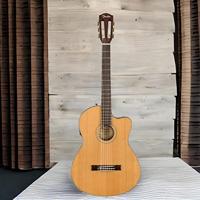 Fender Classic Design CN-140SCE Natural elektrisch-akoestische klassieke gitaar met koffer - thumbnail
