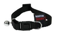Martin kattenhalsband nylon uni zwart - thumbnail