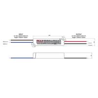 GLP - LED voedingsadapter - 12V 24W 2A - geschikt voor 12V LED-verlichting - IP67 waterdicht - thumbnail