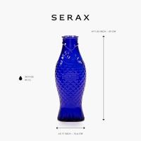 SERAX - Fish&Fish - Karaf kobaltblauw 1,00l h29cm - thumbnail