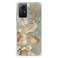 Case voor Xiaomi Redmi Note 12s Vintage Bird Flowers - thumbnail