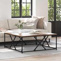 Salontafel Oud hout 100 x 100 x 40 cm Bewerkt hout - thumbnail