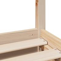 Bedframe zonder matras massief grenenhout 160x200 cm - thumbnail