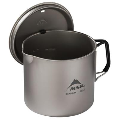 MSR Titan Kettle 1400 ml Fluitketel Titanium 1400ml MSR Titan Kettle 1400 ml Fluitketel Titanium 1400ml
