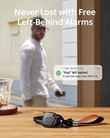 Eufy Security SmartTrack Link-sleutelzoeker (zwart, 2-pack), compatibel met Apple Find My (iOS), Key Finder, Bluetooth-tracker voor oortelefoons en bagage, telefoonzoeker, waterdicht - thumbnail