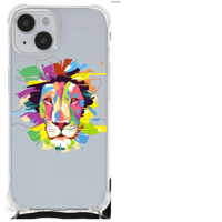 iPhone 14 Plus Stevig | Bumper Hoesje | Lion Color - thumbnail