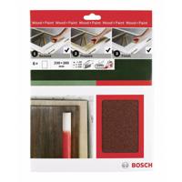 Bosch Accessories Universal Remove Prepare Finish 2609256C39 Handschuurpapierset Korrelgrootte (num) 60, 120, 240 (l x b) 230 mm x 280 mm 1 set(s) - thumbnail
