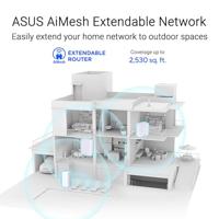 ASUS ZenWiFi BD4 BE3600 Outdoor 1 Pack Dual-band (2.4 GHz / 5 GHz) Wi-Fi 7 (802.11be) Wit 2 Intern - thumbnail