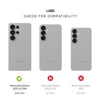 Urban Armor Gear Plyo Backcover Samsung Galaxy S25 Ultra Transparant Inductieve lading, Stootbestendig - thumbnail