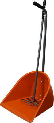 Mestboy opraapbak 78 cm + hark 85 cm oranje