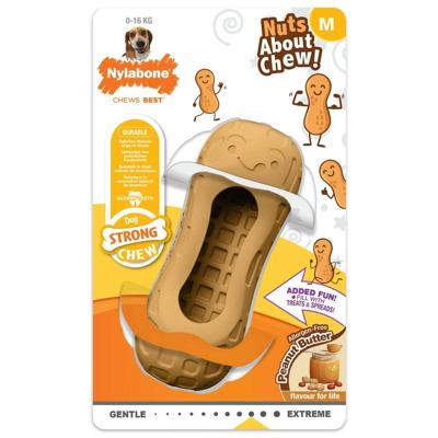 Hondenspeelgoed Nylabone Bruin Pindakaas M