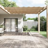VidaXL Luifel verticaal 100x800 cm oxford stof taupe - thumbnail
