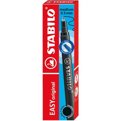 Stabilo easyoriginal 3 navullingen medium - zwart